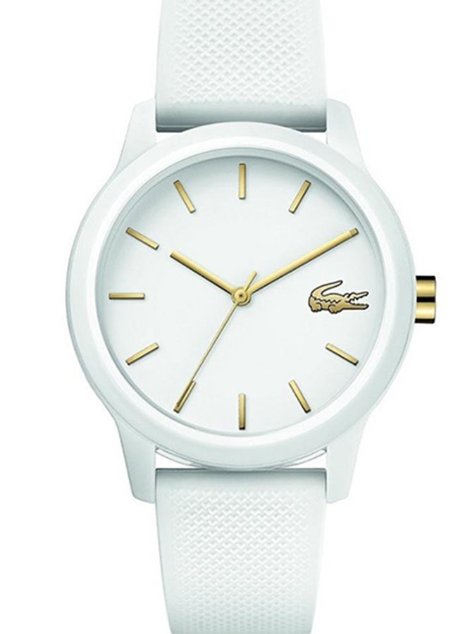 LACOSTE Women's Rubber Analog Wrist Watch  2001063  - Image 5