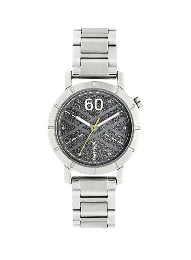 fastrack - Women's Stainless Steel Analog Watch 6112SM03 - Image 1