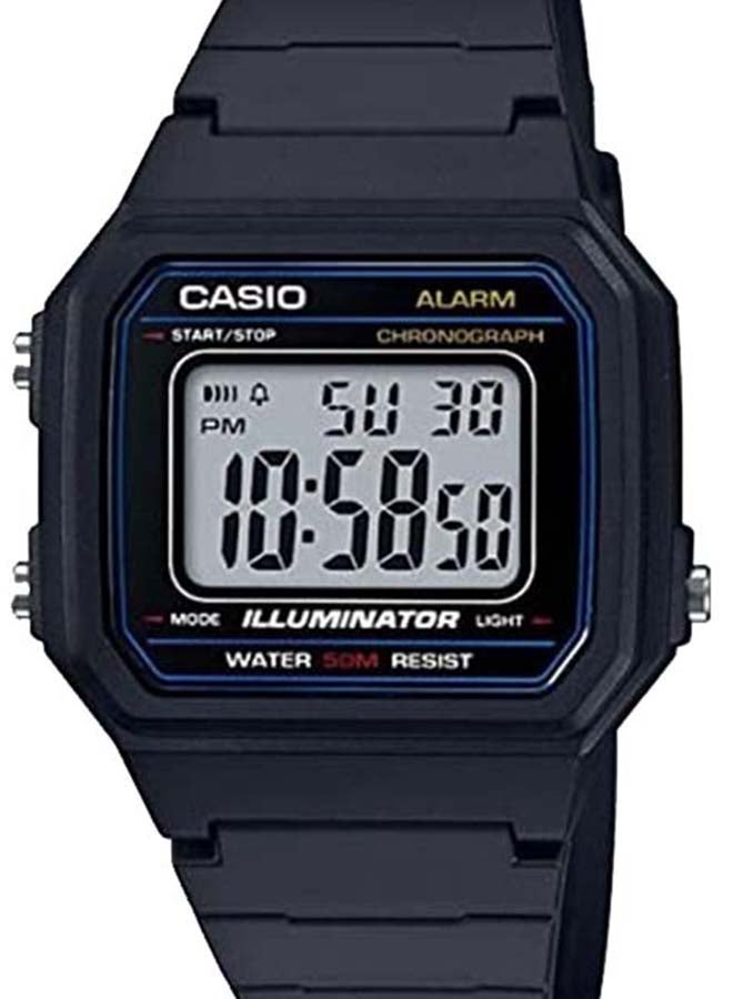 CASIO - Men's Illuminator Digital Wrist Watch W-217H-1AVDF - Image 1