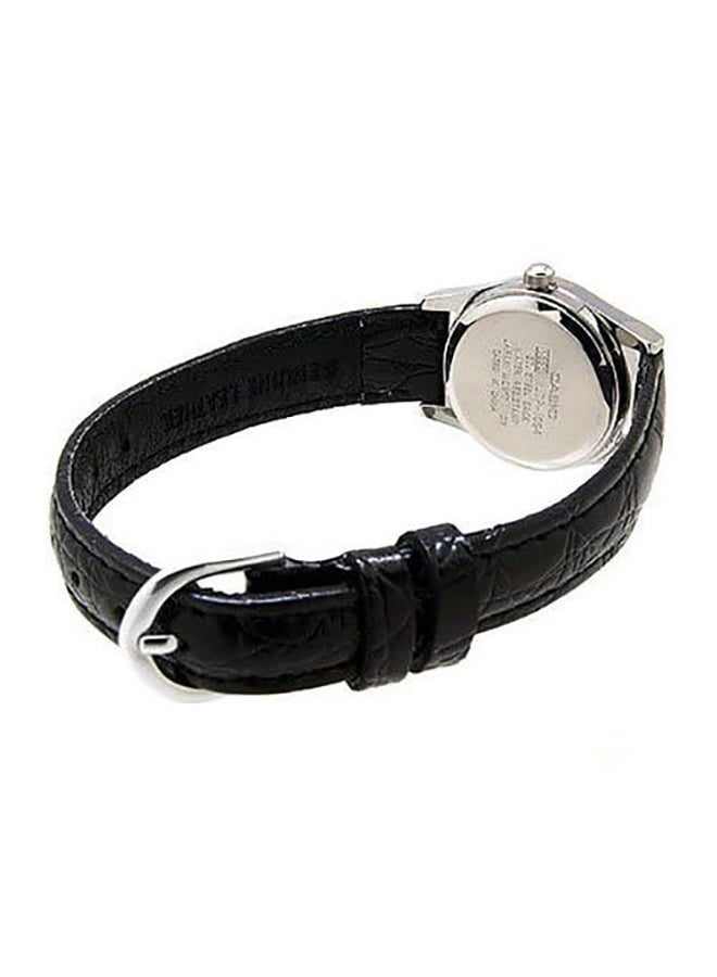 CASIO Women's Leather Analog Wrist Watch LTP-1094E-1ARDF  - Image 4