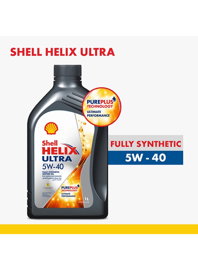 Shell - Helix Ultra I 5W-40 Fully Synthetic Motor Oil (12 X 1 Litre Carton) - Image 1