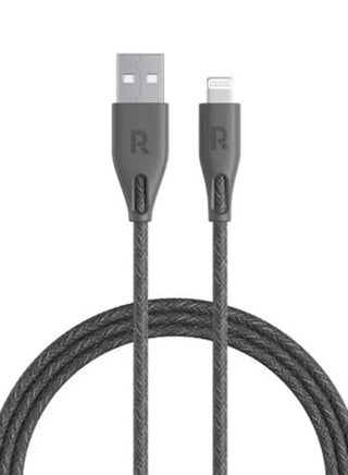 MFi Certified Nylon USBA To Lightning Cable 3M Grey - v1678720227/N53391221A_1