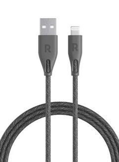 RAVPOWER MFi Certified RPCB1027 USB Cable With Lightning Connector 2M Grey  - Image 1