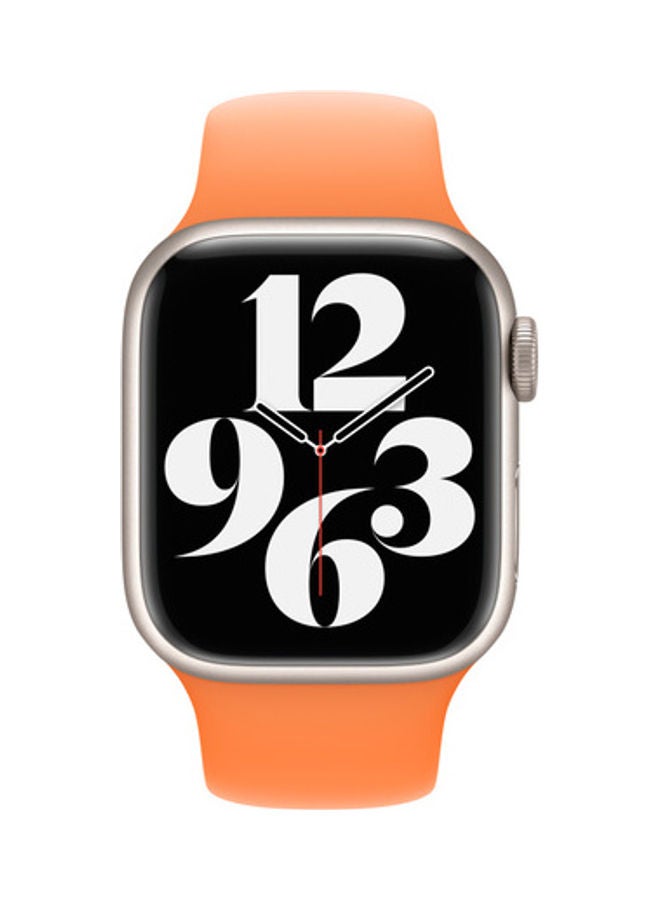 Apple - Sport Band 45mm Bright Orange - Image 1