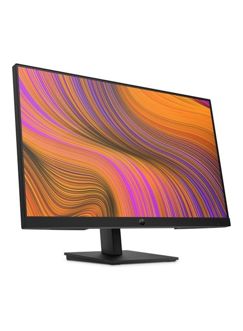 P24h G5 24" Monitor, FHD (1920 x 1080) 60 Hz IPS Display, 5ms GtG Response Time, 8 bit Colors, Low Blue Light Mode, 100mm x 100mm VESA, DisplayPort/HDMI/VGA Black