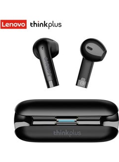 Lenovo Thinkplus TW60 Wireless Bluetooth Headphones Noise Reduction 300mAH Long Standby Headset Dual HD Mic Black  - Image 1
