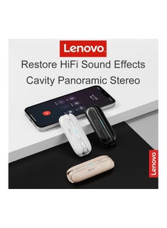 Lenovo Thinkplus TW60 Wireless Bluetooth Headphones Noise Reduction 300mAH Long Standby Headset Dual HD Mic Black  - Image 3