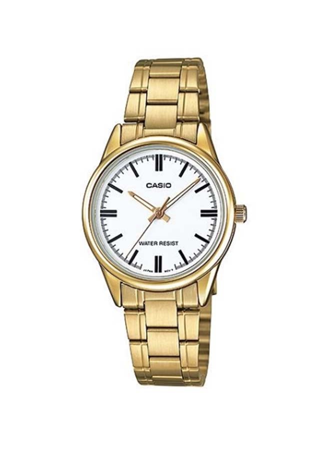 CASIO Women's Stainless Steel Analog Wrist Watch LTP-V005G-7AUDF - Image 1