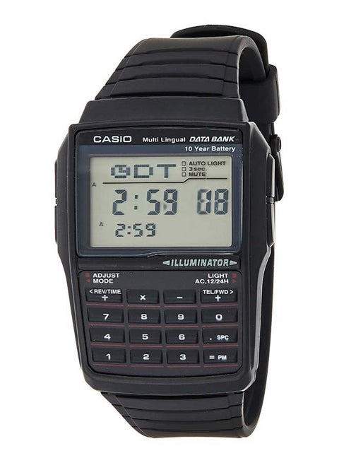 Resin Digital Watch DBC-32-1ADF - 33 mm - Black
