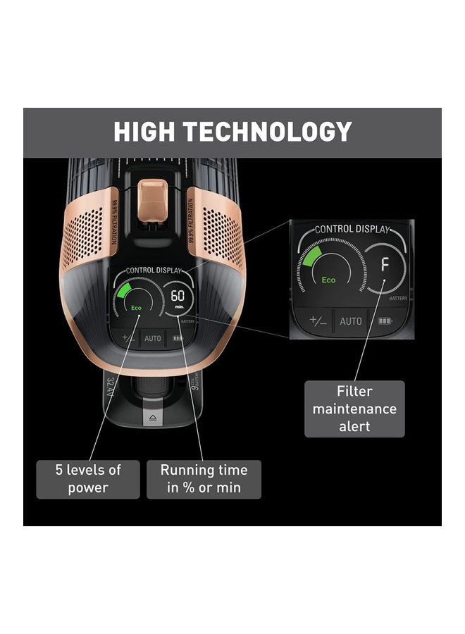 Tefal - Vacuum Cordless Vacuum Cleaner | X-Force Flex 15.60 Vacuum Cleaner Cordless | With Docking Station |  Flex Technology | Animal Kit |Black/Copper | 2 Years Warranty 230 W TY99F1HO Black - Image 1