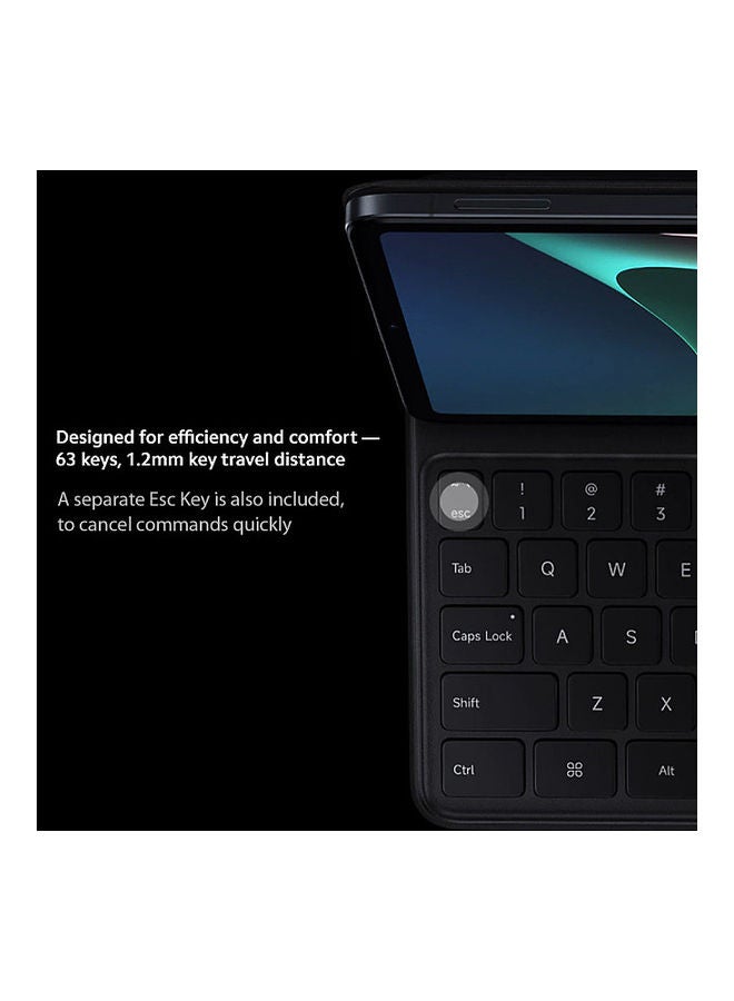 Xiaomi Mi Pad 5 And Pro Magic Touch Pad Keyboard Cases For Tablet Xiaomi Magnetic Cover Black  - Image 3