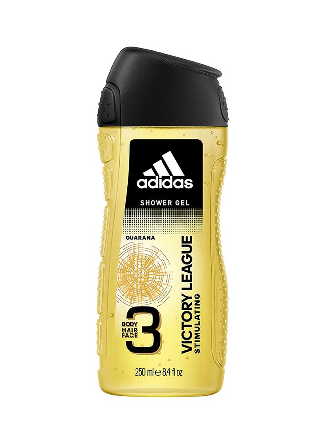 Adidas Victory League Guarana Stimulating Hair And Body Shower Gel 250ml  - Image 1