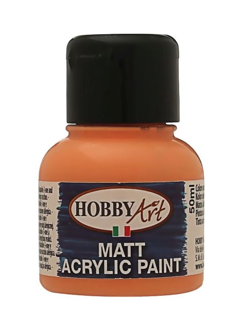 Hobby Art Matt Acrylic Colour Light Orange