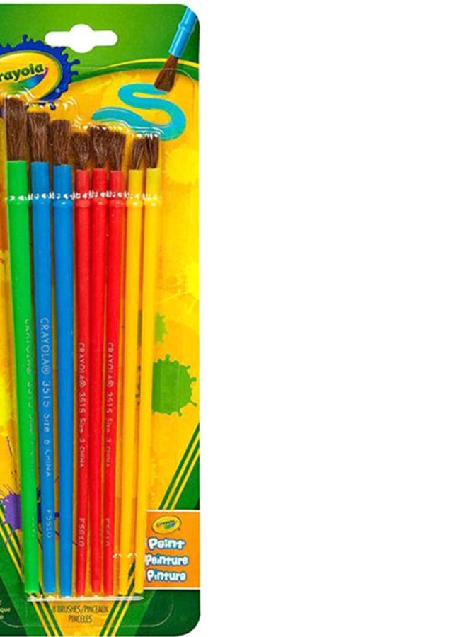 كرايولا طقم فرش للأعمال الفنية واليدوية مكون من 8 قطع - Image 3