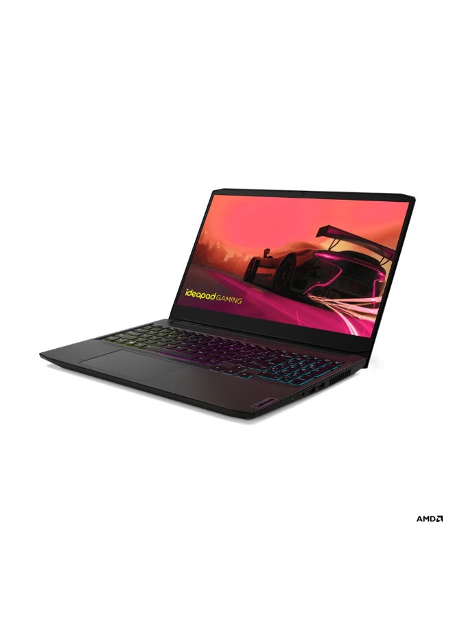 Lenovo IdeaPad Gaming 3 Laptop With 15.6-Inch Display, Ryzen 7 Processor/8GB RAM/512GB SSD/Windows 11/Nvidia GeForce RTX Series English/Arabic Shadow Black - Image 3