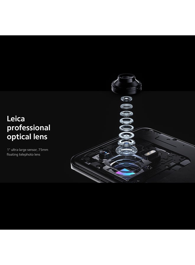 شاومي - 13 Pro ثنائي الشريحة، أسود سيراميك، 12 جيجابايت رام، 512 جيجابايت، 5G - الإصدار العالمي - Image 1
