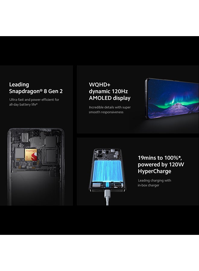 شاومي - 13 Pro ثنائي الشريحة، أسود سيراميك، 12 جيجابايت رام، 512 جيجابايت، 5G - الإصدار العالمي - Image 1