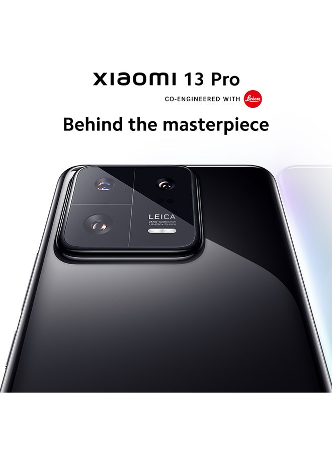 شاومي - 13 Pro ثنائي الشريحة، أسود سيراميك، 12 جيجابايت رام، 512 جيجابايت، 5G - الإصدار العالمي - Image 1