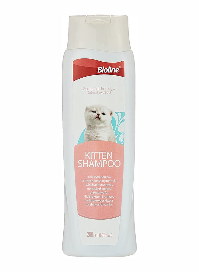Bioline - Kitten Shampoo White 200ml - Image 1