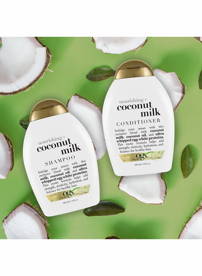 Ogx Coconut Milk Shampoo + Conditioner Combo 770ml - Image 3