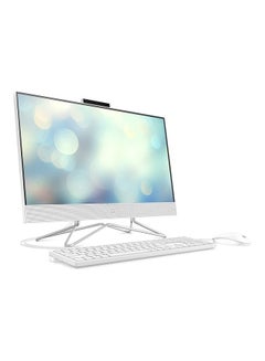 HP 24-df1370 All-in-One 24 inch Desktop, Core i5 1135G7 Processor/8GB RAM/512GB SSD/Intel Iris XE Graphics/Windows 11 Home English Snow White  - Image 3