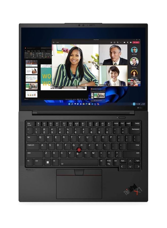ThinkPad X1 Carbon Gen 10 (Upgraded Version) Laptop With 14-Inch Display, Core i7-1260P Processor/16GB RAM/1TB SSD/Intel Iris XE Graphics/Windows 11 Pro English Black