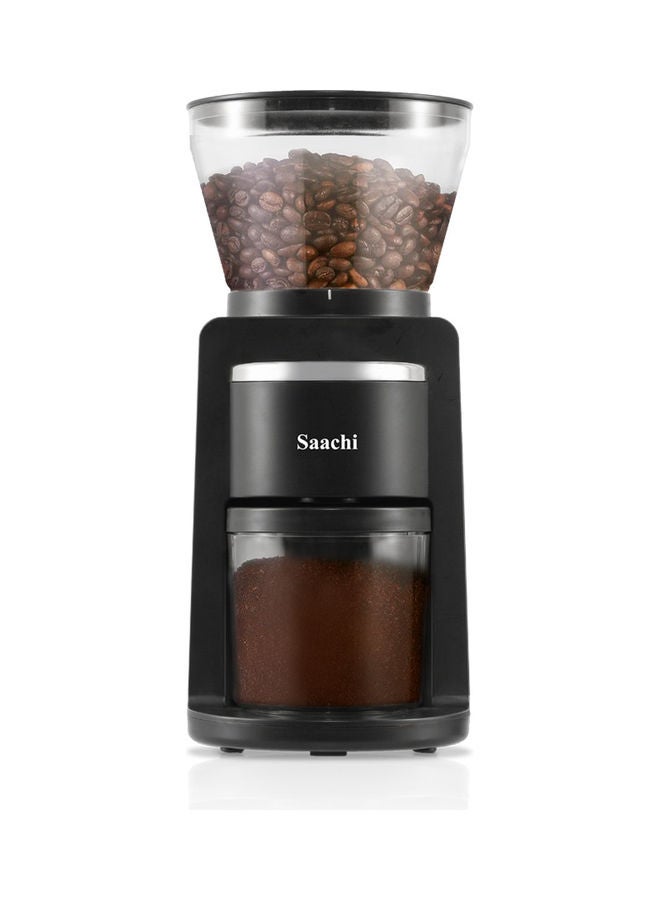 Saachi - 2-Speed Coffee Grinder With Pulse Function, coffee jar capacity 100g, bean holder capacity 0.21 kg 200 W NL-CG-4971-BK Black - Image 1