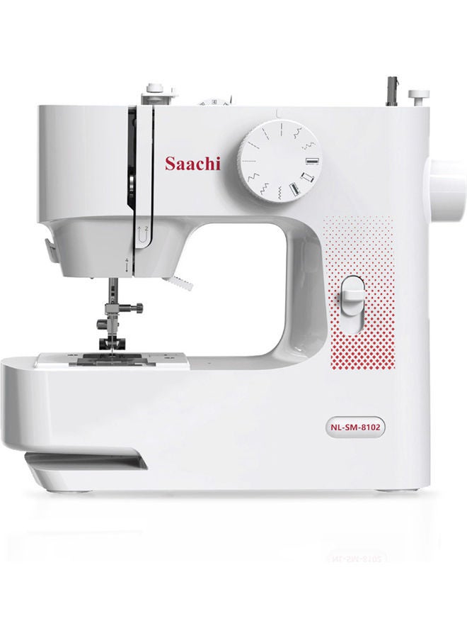 Saachi - Sewing Machine With LED Sewing Light NL-SM-8102-WH white - Image 1