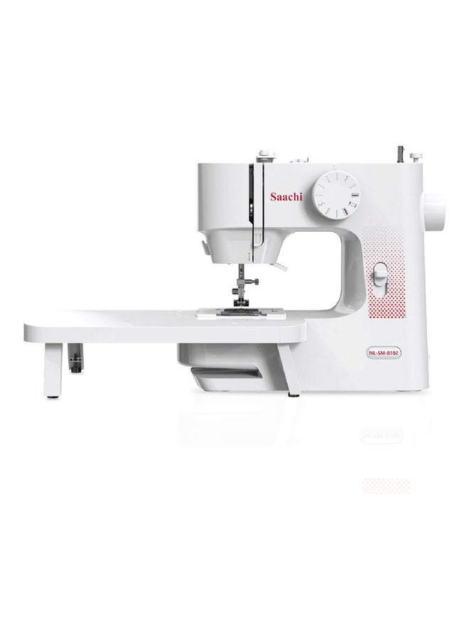 Saachi - Sewing Machine With LED Sewing Light NL-SM-8102-WH white - Image 1