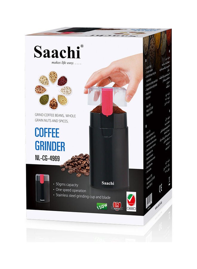 ساتشي مطحنة قهوة 0.05 kg 150 W NL-CG-4969 متعدد الألوان  - Image 4