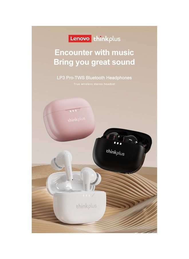 Lenovo - Thinkplus LP3 Pro TWS Earphones Wireless Bluetooth Earbuds HD Call Low Latency HIFI Sound Noise Reduction Headphones Black - Image 1