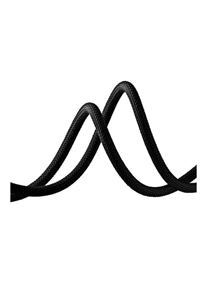 Baseus - 3 in 1 Multi Charging Cable, Nylon Braided USB to Lightning & USB-C Multi Charger Cord for Multiple Devices Apple & Android Fast Charger Cable for iPhone 14/13/12/11/8/iPad Pro, Samsung Series 1.2M Black - Image 1
