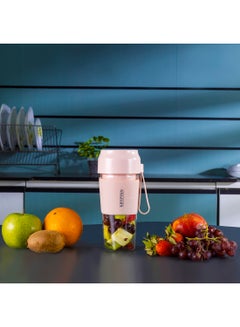 KRYPTON Rechargeable Portable Juicer 350.0 ml 40.0 kW KNB6344 White&Pink  - Image 2