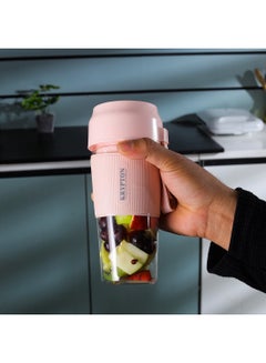 KRYPTON Rechargeable Portable Juicer 350.0 ml 40.0 kW KNB6344 White&Pink  - Image 3