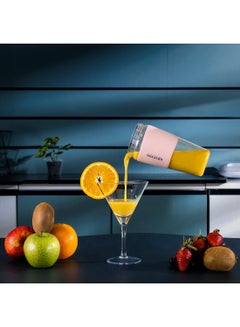 KRYPTON Rechargeable Portable Juicer 350.0 ml 40.0 kW KNB6344 White&Pink  - Image 4