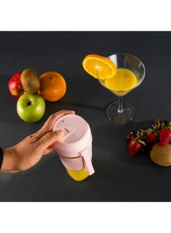 KRYPTON Rechargeable Portable Juicer 350.0 ml 40.0 kW KNB6344 White&Pink  - Image 5