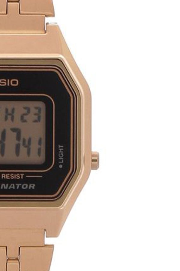 CASIO Youth Water Resistant Digital Watch LA680WGA-1DF - 29 mm - Gold  - Image 4