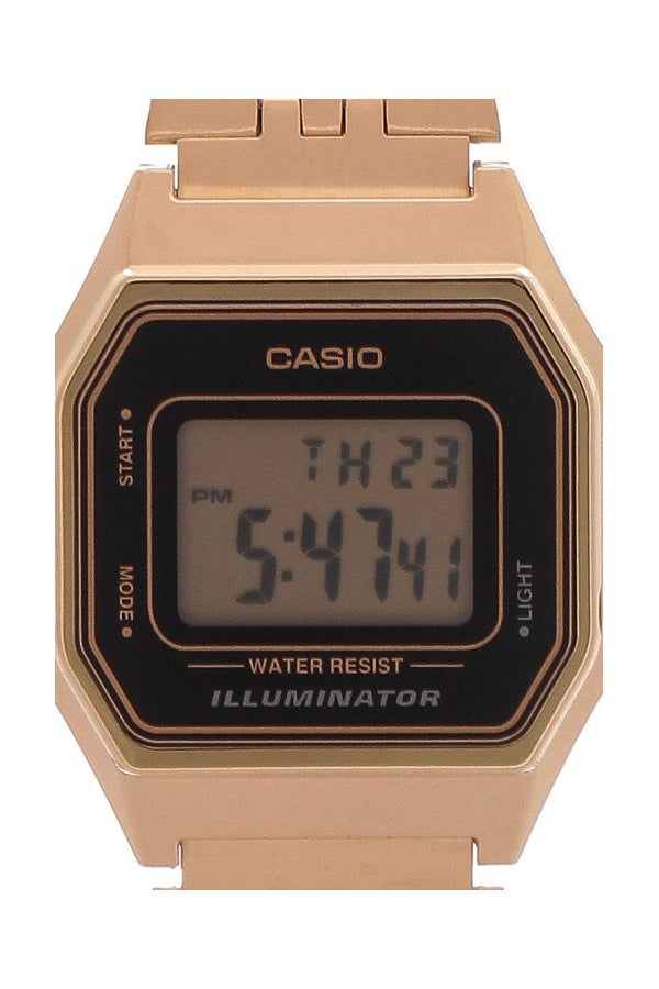CASIO Youth Water Resistant Digital Watch LA680WGA-1DF - 29 mm - Gold  - Image 3