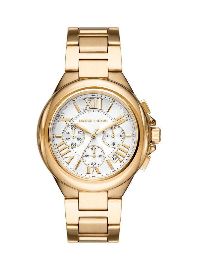 مايكل كورس Women's Chronograph Round Shape Stainless Steel Wrist Watch - MK7270 - 43 mm  - Image 1