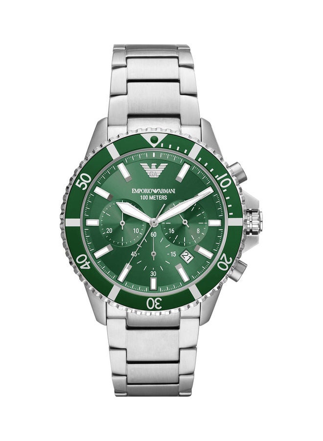 EMPORIO ARMANI Men's Chronograph Round Shape Stainless Steel Wrist Watch - AR11500 - 43 mm  - Image 1