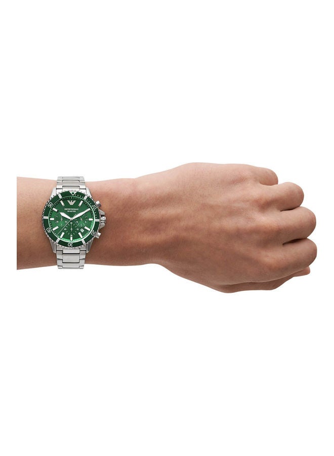 EMPORIO ARMANI Men's Chronograph Round Shape Stainless Steel Wrist Watch - AR11500 - 43 mm  - Image 4