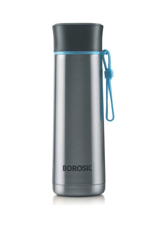 Borosil Vaccum Sprint Bottle Steel Silver - Image 1