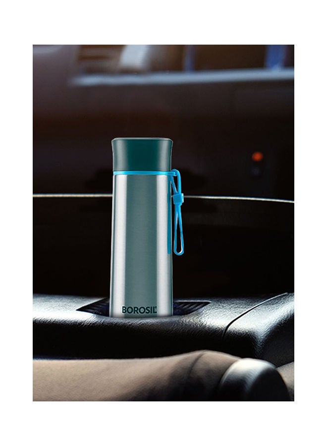 Borosil Vaccum Sprint Bottle Steel Silver - Image 4