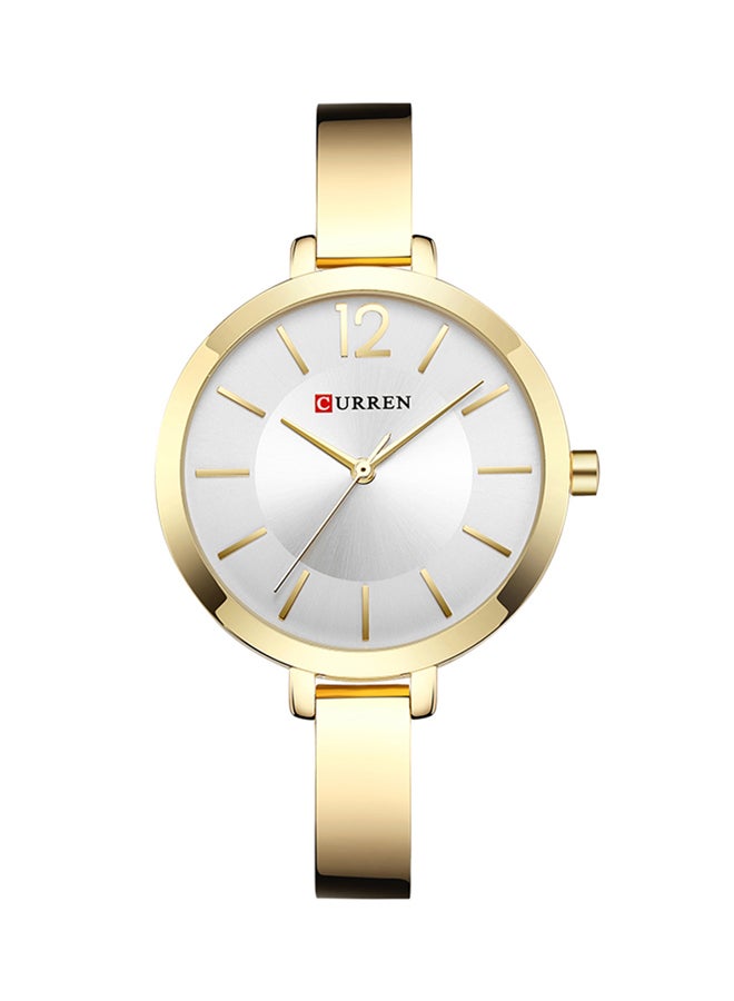 CURREN Women's Water Resistant Alloy Analog Watch 9012 - 36 mm - Gold  - Image 1