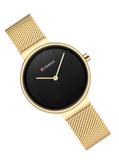 CURREN Women's Water Resistant Alloy Analog Watch 9016 - 30 mm - Gold  - Image 5