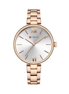 CURREN Women's Water Resistant Analog Watch 9017 - 36 mm - Rose Gold  - Image 2