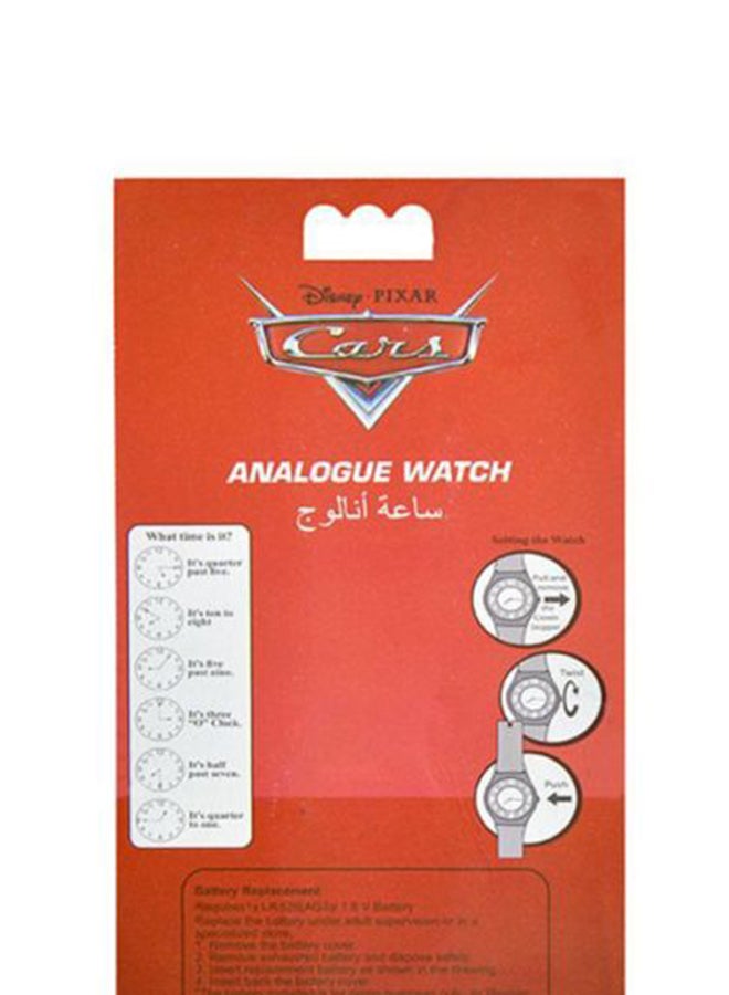 Disney - Kids' Rubber Analog Watch SA7506 CARS - 38 mm - Image 1
