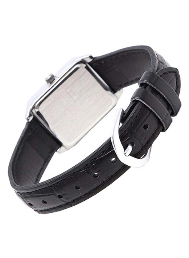 CASIO Women's Leather Analog Watch LTP-V007L-7E1UDF - 33 mm - Black  - Image 2