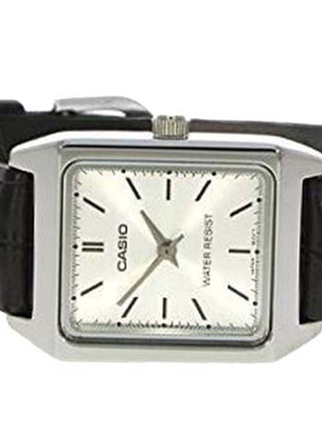 CASIO Women's Leather Analog Watch LTP-V007L-7E1UDF - 33 mm - Black  - Image 5