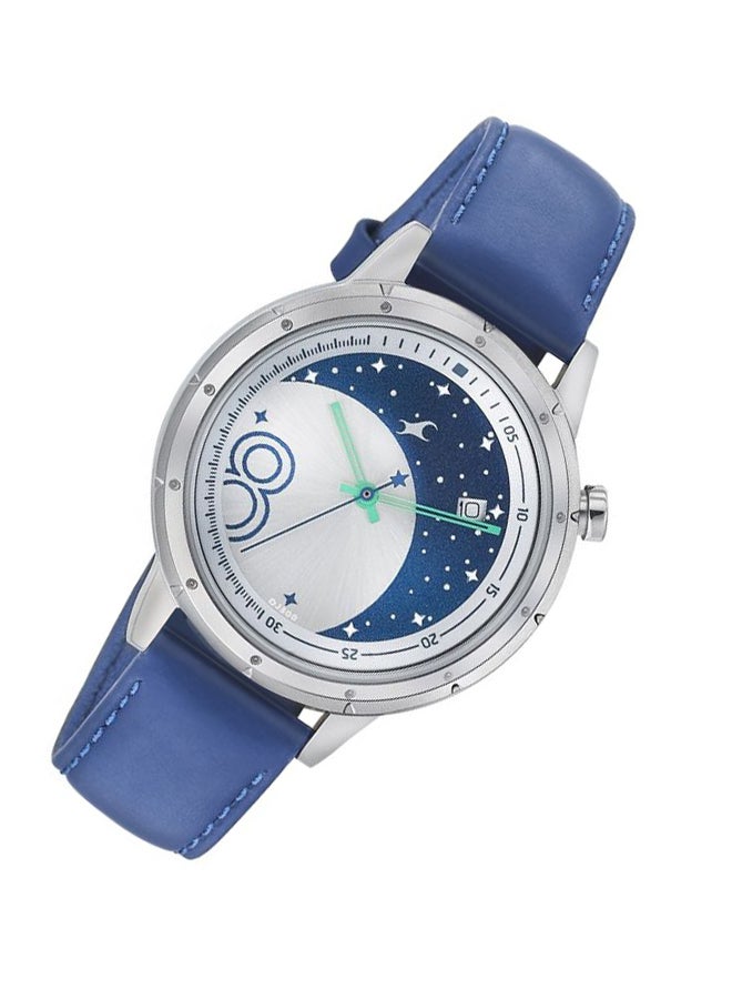 fastrack - Girls' Leather Analog Watch T6194SL01 - Image 1